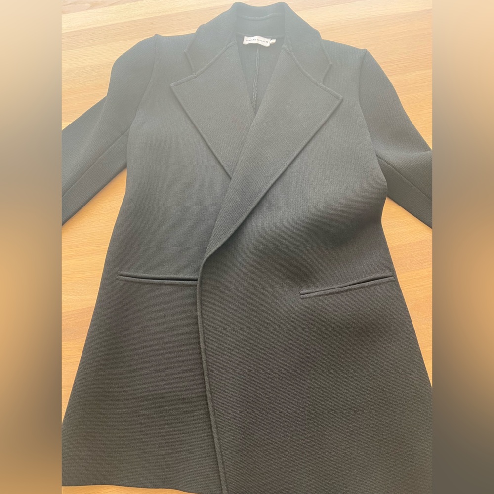 Scanlan Theodore Crepe Knit black blazer S jacket
